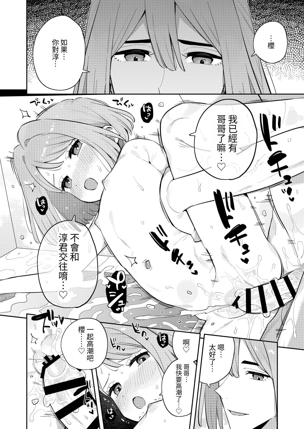 [imotare (moyori)] Gomen ne, Watashi ni wa Onii-chan ga Iru Kara | 對不起呢，我已經有哥哥了 [Chinese] [Digital] - Page 39