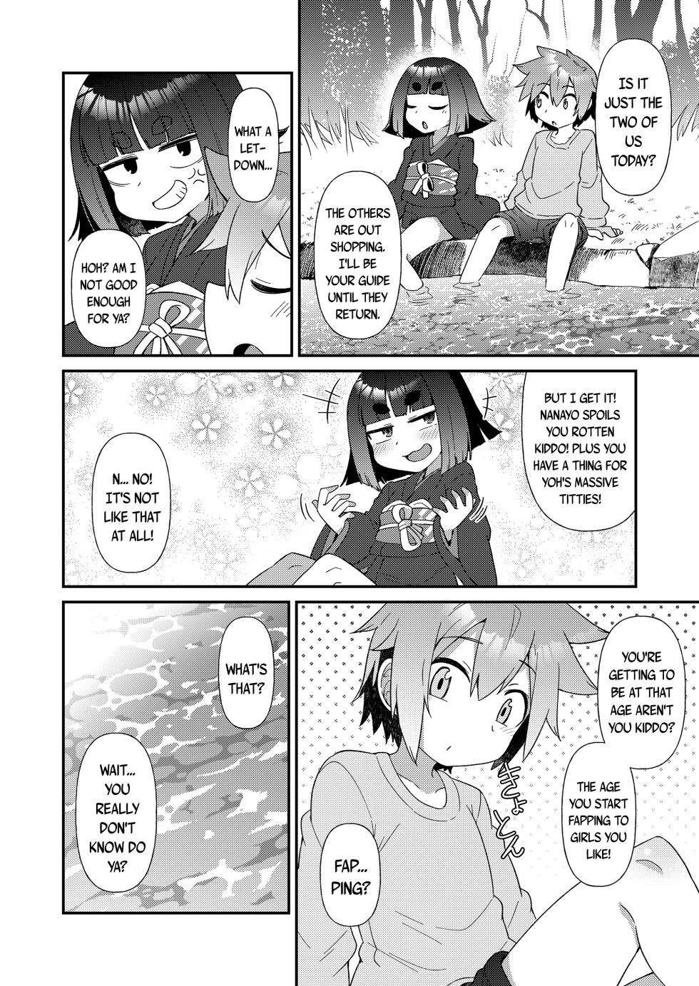 [Amagaeru] Mayohiga no Lolibabaa-tachi Mizuha + Yoh Hen | The Loli Hags of Mayohiga: Mizuha + Yoh Chapters (Towako 15 + Towako 16) [English] {Mistvern + Bigk40k} [Digital] - Page 6