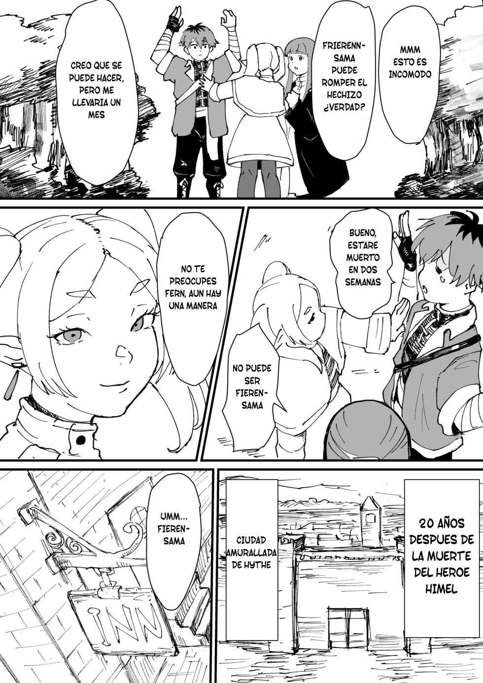 [Goma Brothers (Gomabura)] Yuushu no Stark (Tama-traak ~Otoko o Korosu Mahou~) (Sousou no Frieren) [Spanish] [Digital] - Page 3