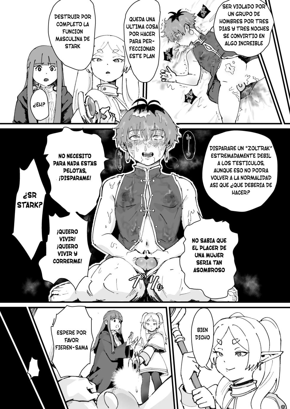 [Goma Brothers (Gomabura)] Yuushu no Stark (Tama-traak ~Otoko o Korosu Mahou~) (Sousou no Frieren) [Spanish] [Digital] - Page 17