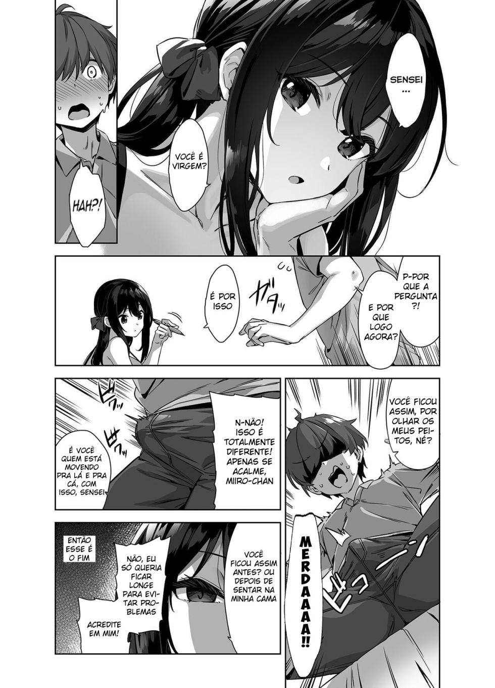 [Σ-Arts (Mikemono Yuu)] Natsu to Inaka to Yuuwaku shite kuru Dekkai Oshiego [Portuguese-BR] [Digital] - Page 12