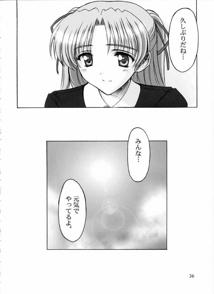 (C61) [Knights (Kishi Nisen)] Final Journey (Sentimental Graffiti) - Page 36