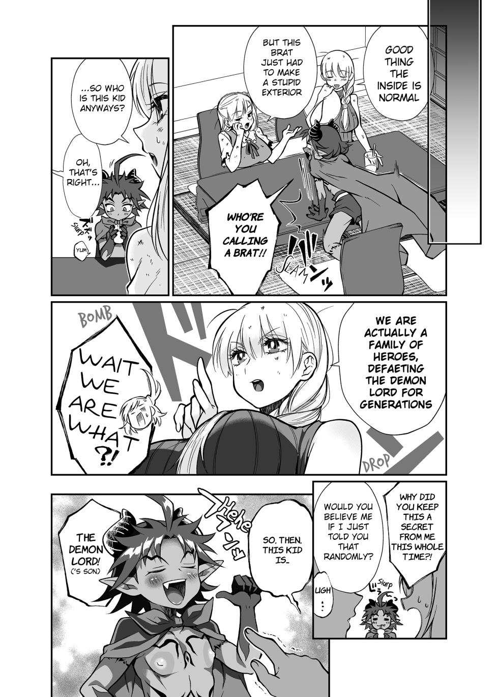 [Junk Food (Teritama Potekora)] Maou no Ore ga Yuusha ni Yarareru Wake ga Nee! | There's no way I, The Demon Lord got Screwed by the Hero! [English] [Digital] - Page 10