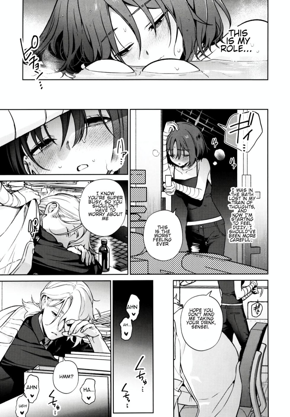 (C104) [Ozitan Yasan (Mameojitan)] OVERDOSE (Blue Archive) [English] [Kuwana] - Page 4