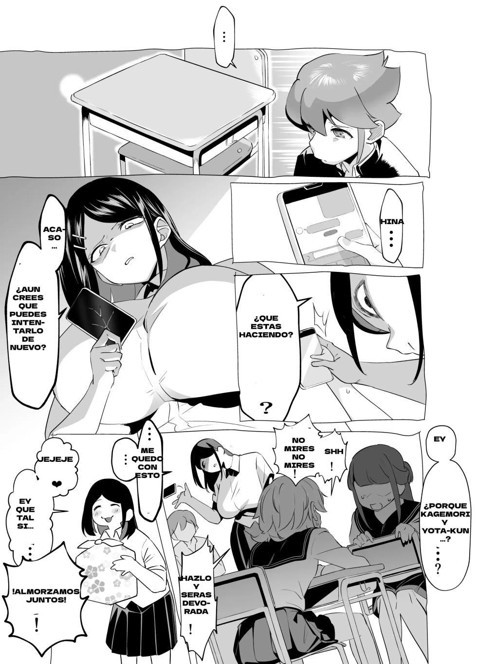 [Akabane Aomori] Bakunyuu Inkya wa Gyaku NTR ru!! Gyakushuu no Hina | ¡¡NTR Inverso con la INTROVERTIDA de Pechos Grandes!! El contraataque de Hina [Spanish] [Neko-sensei] - Page 20