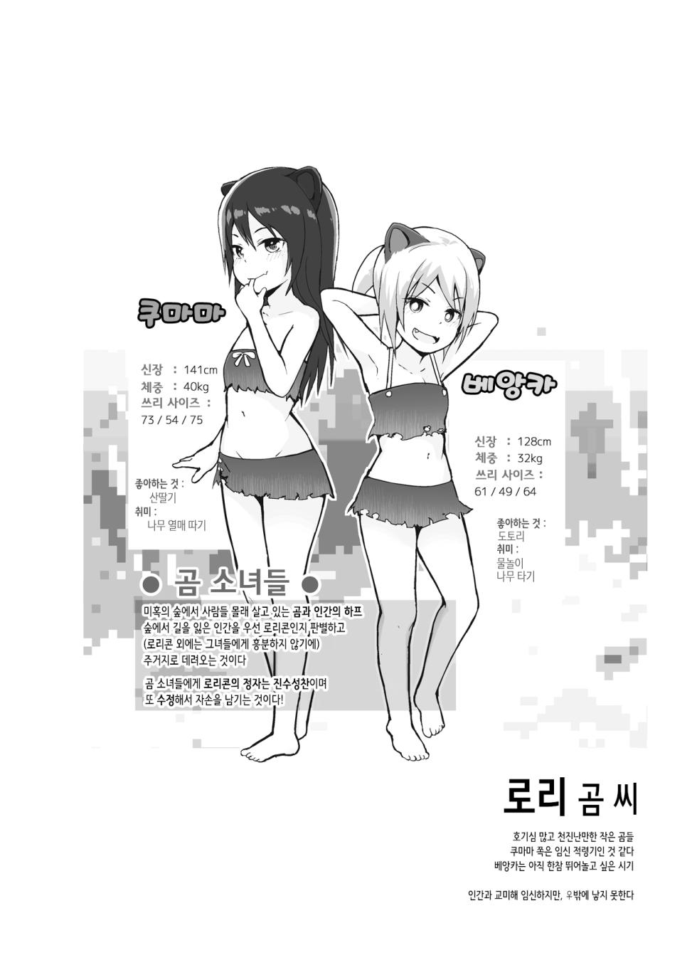 [Pico Pico Labyrinth (Fujisaka Lyric)] Ecchi na Loli no Kuma-san | 야한 로리 곰 씨 [Korean] [Digital] - Page 24