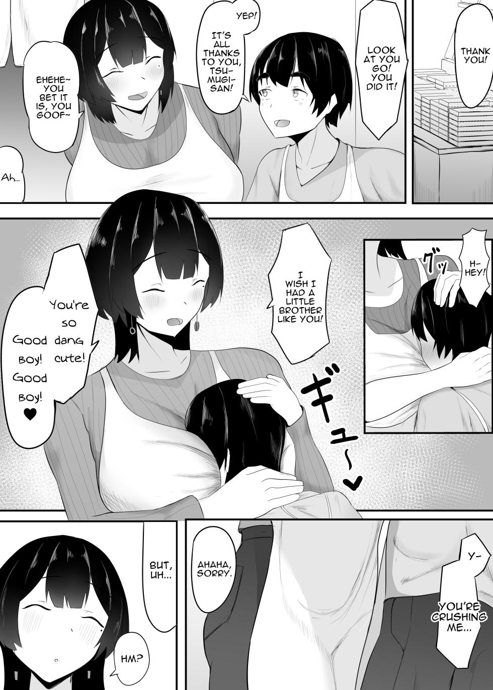 [Ikki Ichiyuu] Kyonyuu Tenchou no Itazura | Busty Shop Manager's Prank [English] [Darg777 Translations] - Page 4