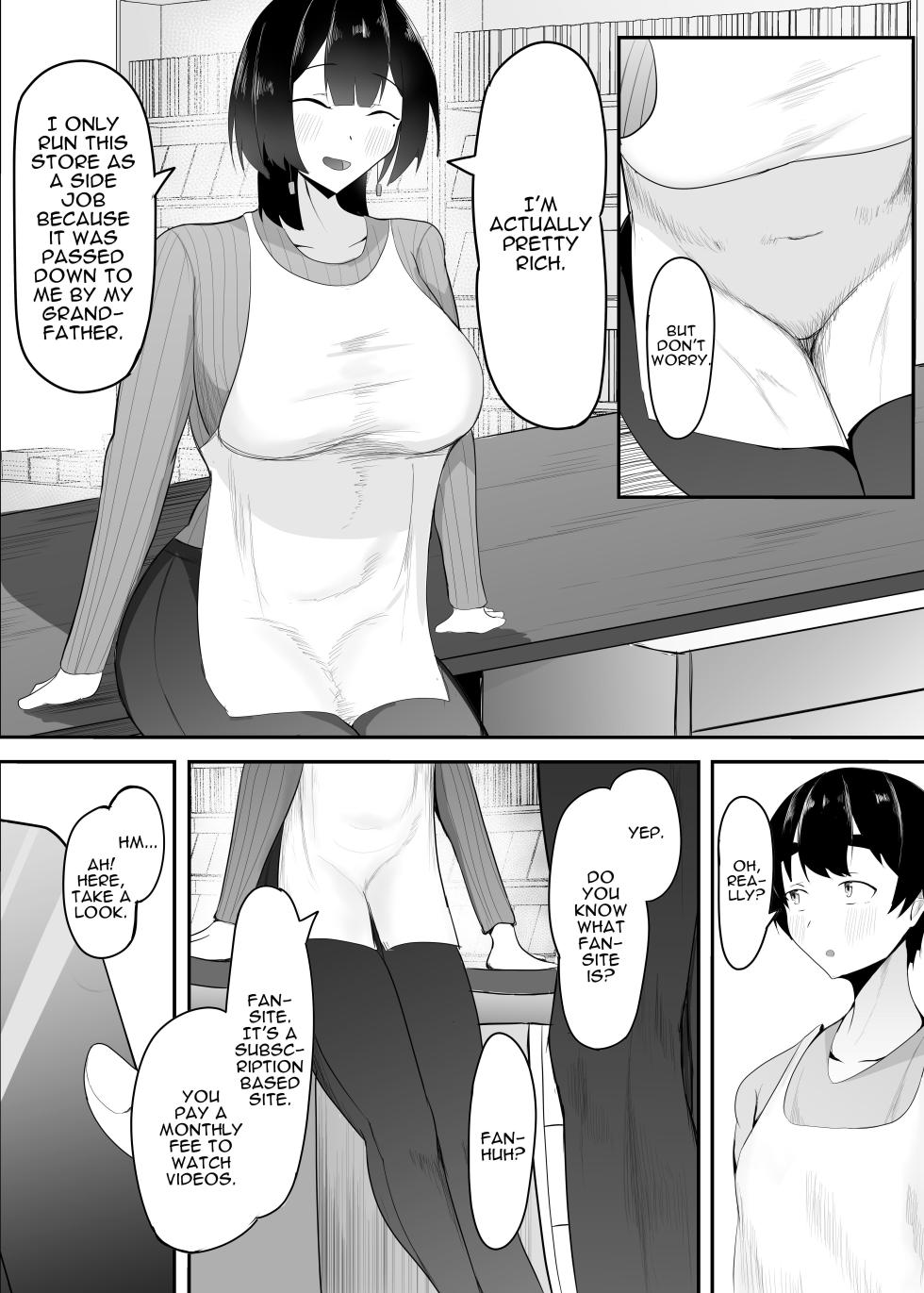 [Ikki Ichiyuu] Kyonyuu Tenchou no Itazura | Busty Shop Manager's Prank [English] [Darg777 Translations] - Page 6