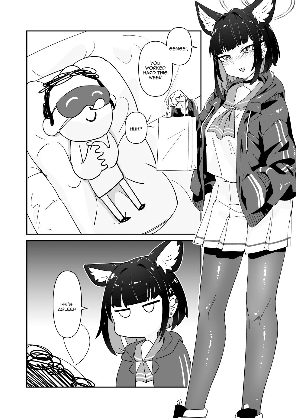 [Yakitobi (Kamoshika)] Kinyoubi no Neko / Friday Cat  (Blue Archive) [Digital] [English] {Doujins.com} - Page 2