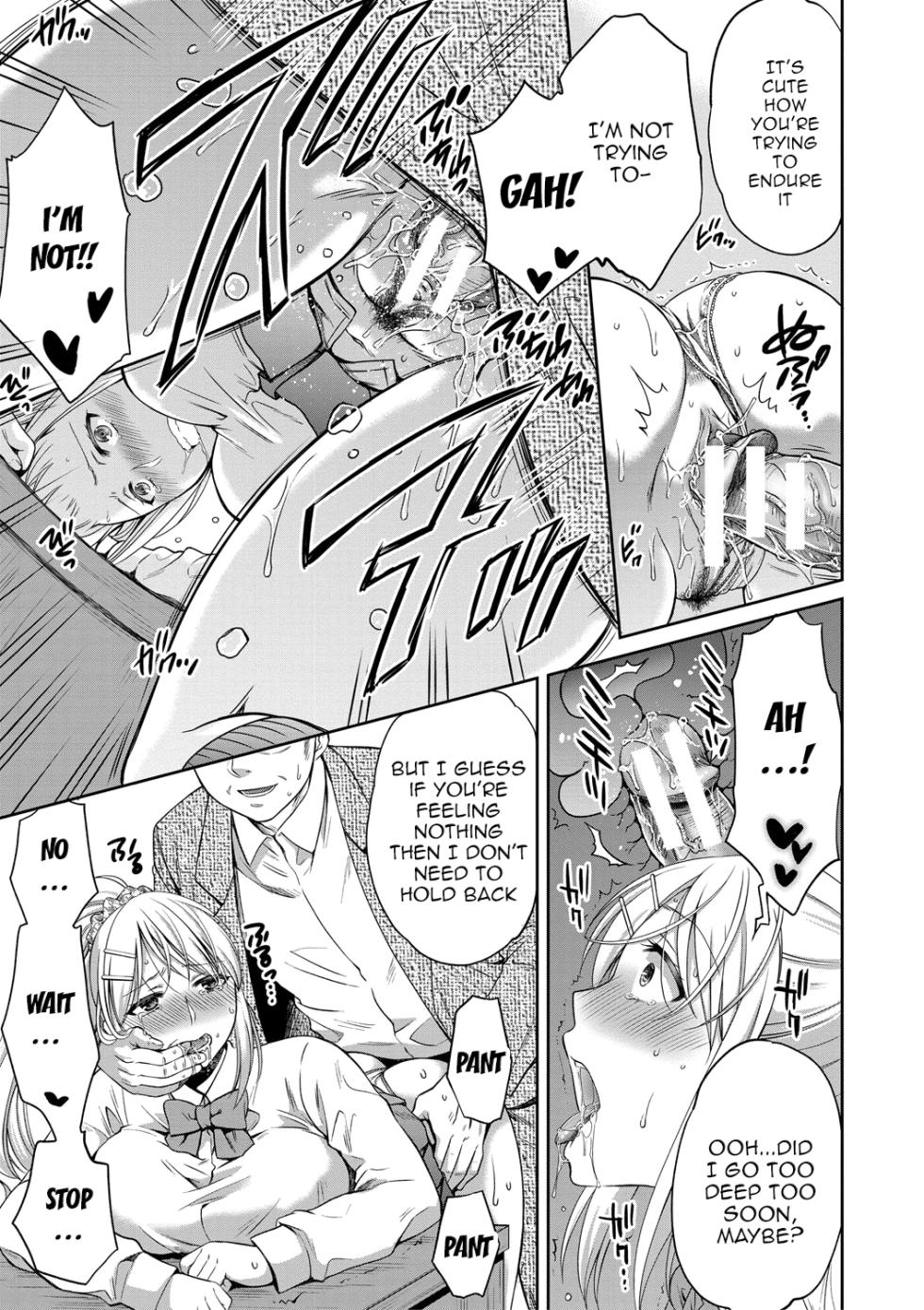 [Harusawa] Nisemono Kazoku - Gifu ni Ochite Iku Musume | Daughter Falling Into Stepfather Ch.1-7 [English] {Doujins.com} [Digital] - Page 23