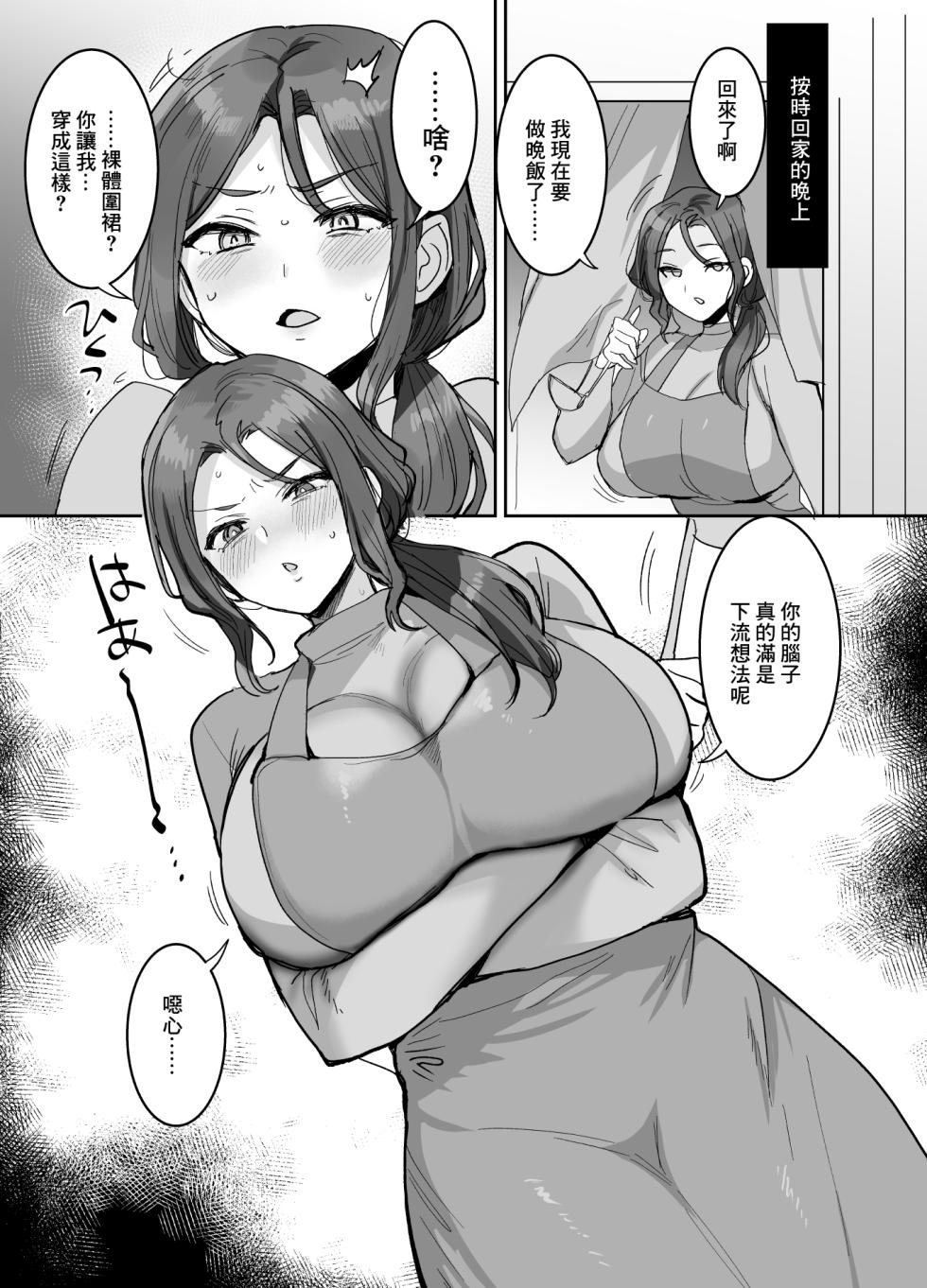 [Meimeiko (Meisuke)] Okotteiru You ni Miete Nandemo Iu Koto Kiite Kureru Ore no Oku-san |  外表看著不高興但是說什麼都會聽的我的老婆 [Chinese] - Page 7