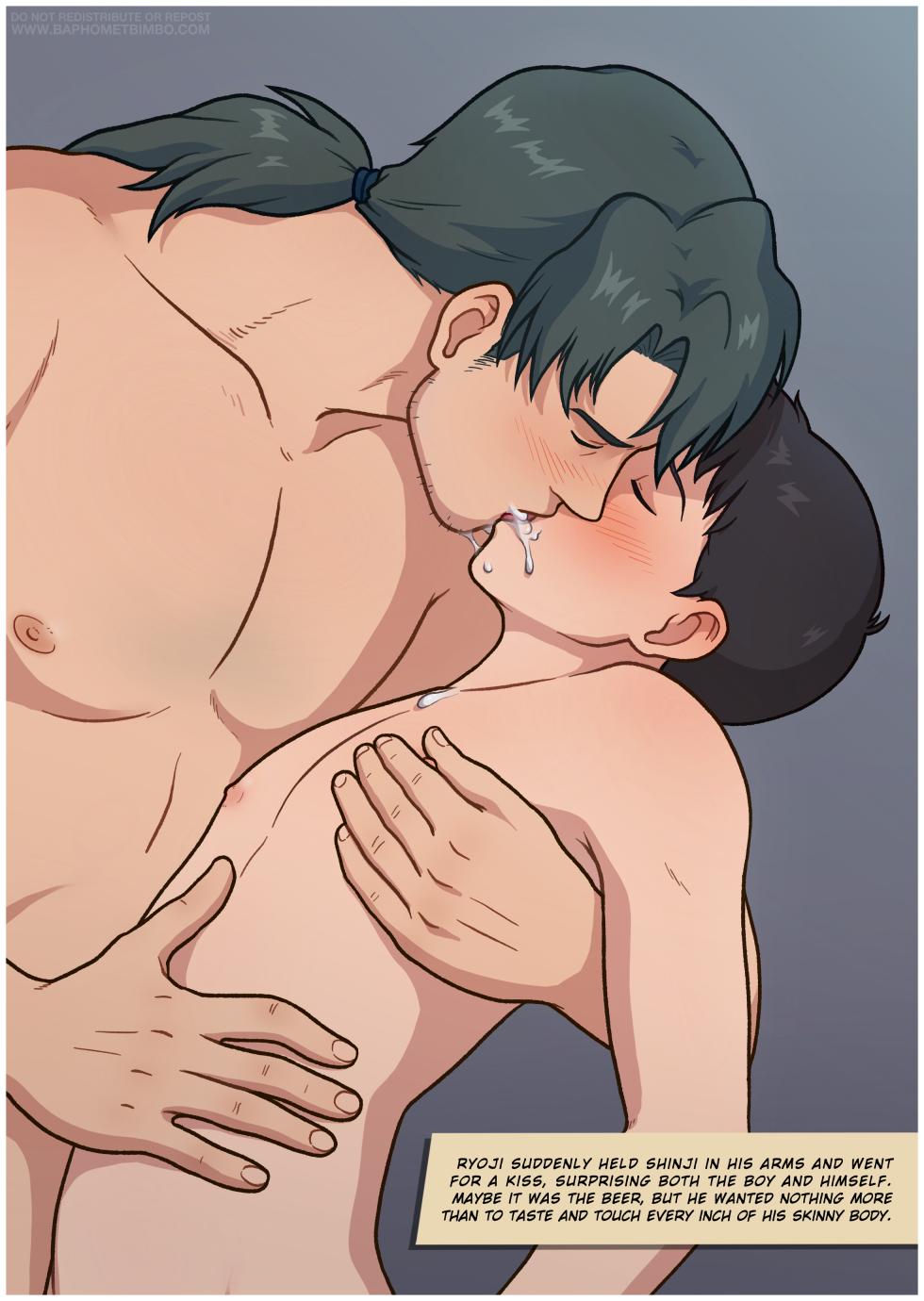 [BaphometBimbo] – Ryoji Kaji x Shinji Ikari – Neon Genesis Evangelion dj - Page 18