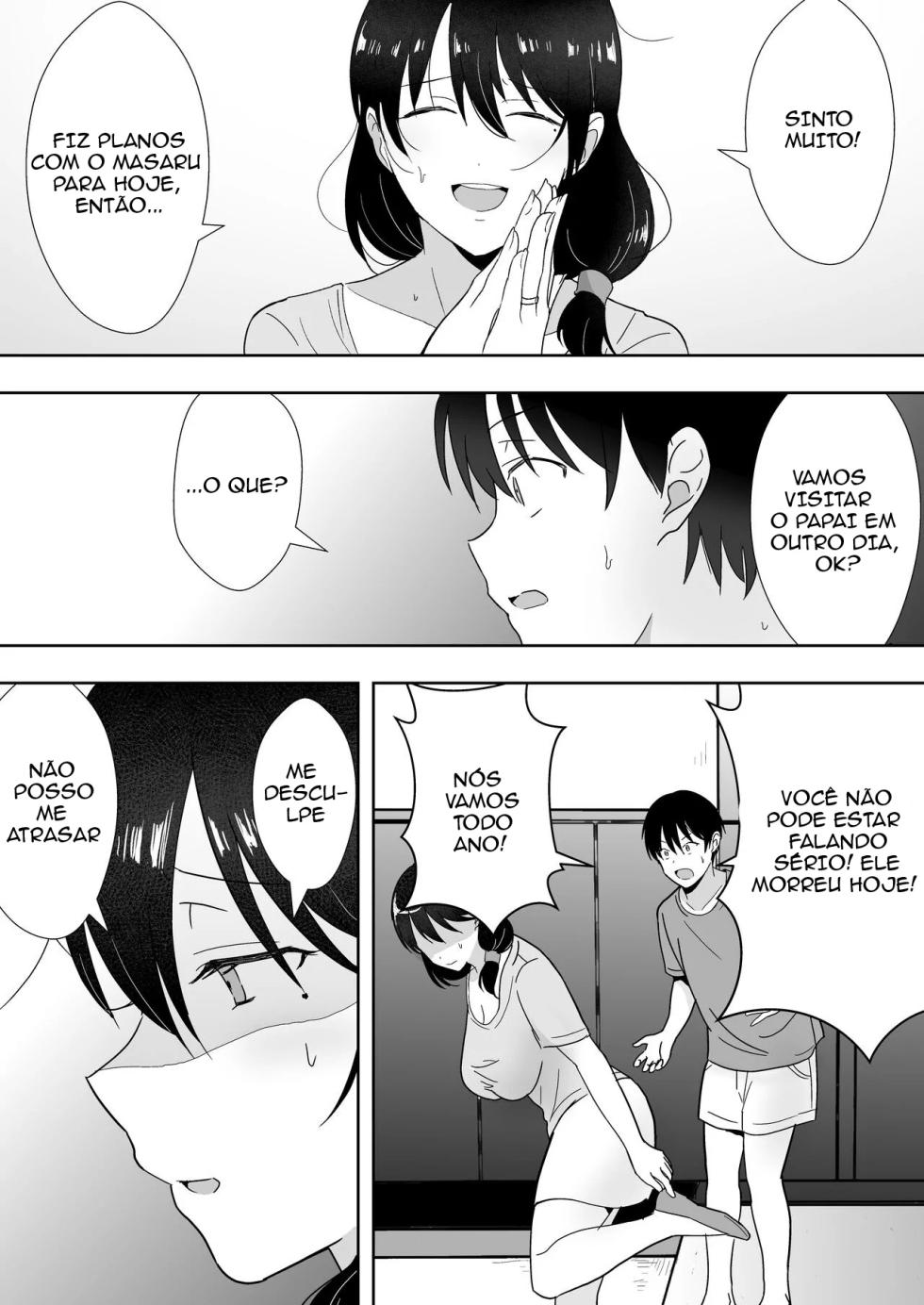 [tarobaumu] TomoKano Kaa-chan3 ~Daisuki na Hahaoya ga Akuyuu Chinpo ni Haramu made~ [Portuguese-BR] [Digital] - Page 31
