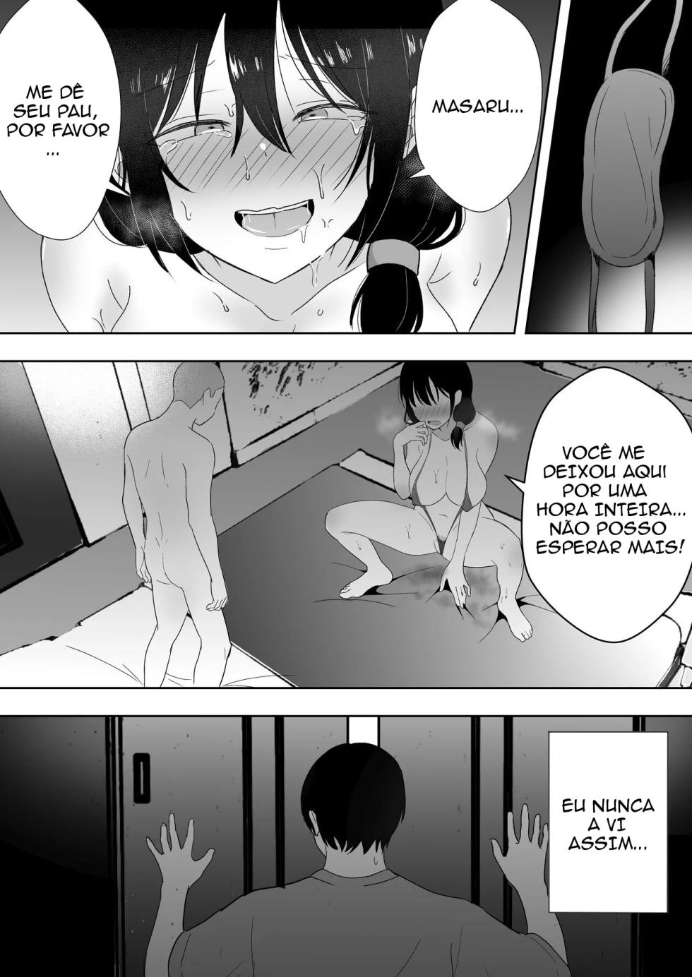 [tarobaumu] TomoKano Kaa-chan3 ~Daisuki na Hahaoya ga Akuyuu Chinpo ni Haramu made~ [Portuguese-BR] [Digital] - Page 39