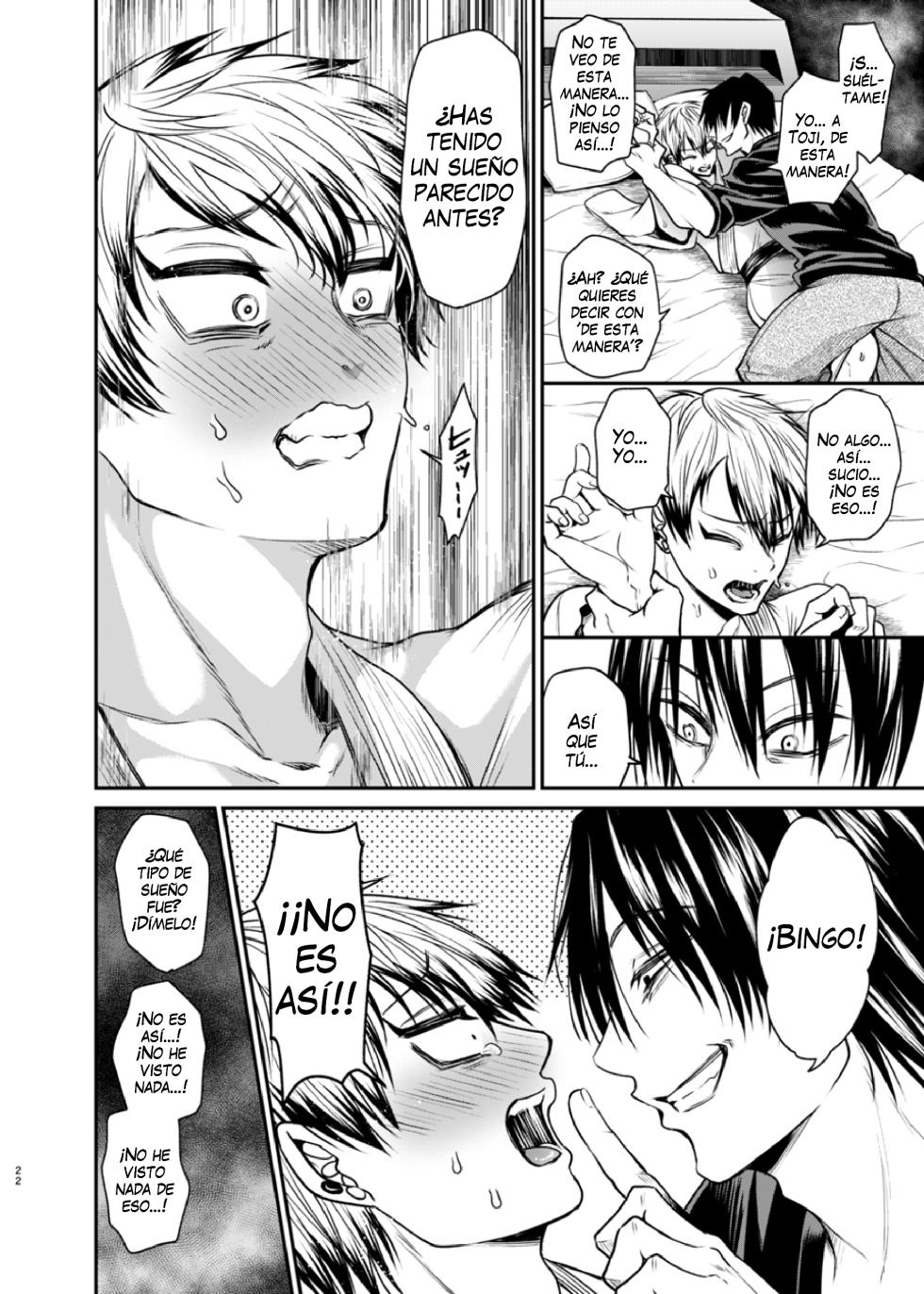 [pure-lemon (Tanenashi Miya)] Oyasumi Nightmare (Jujutsu Kaisen) [Digital] [Spanish] [Mapache Fansub] - Page 21