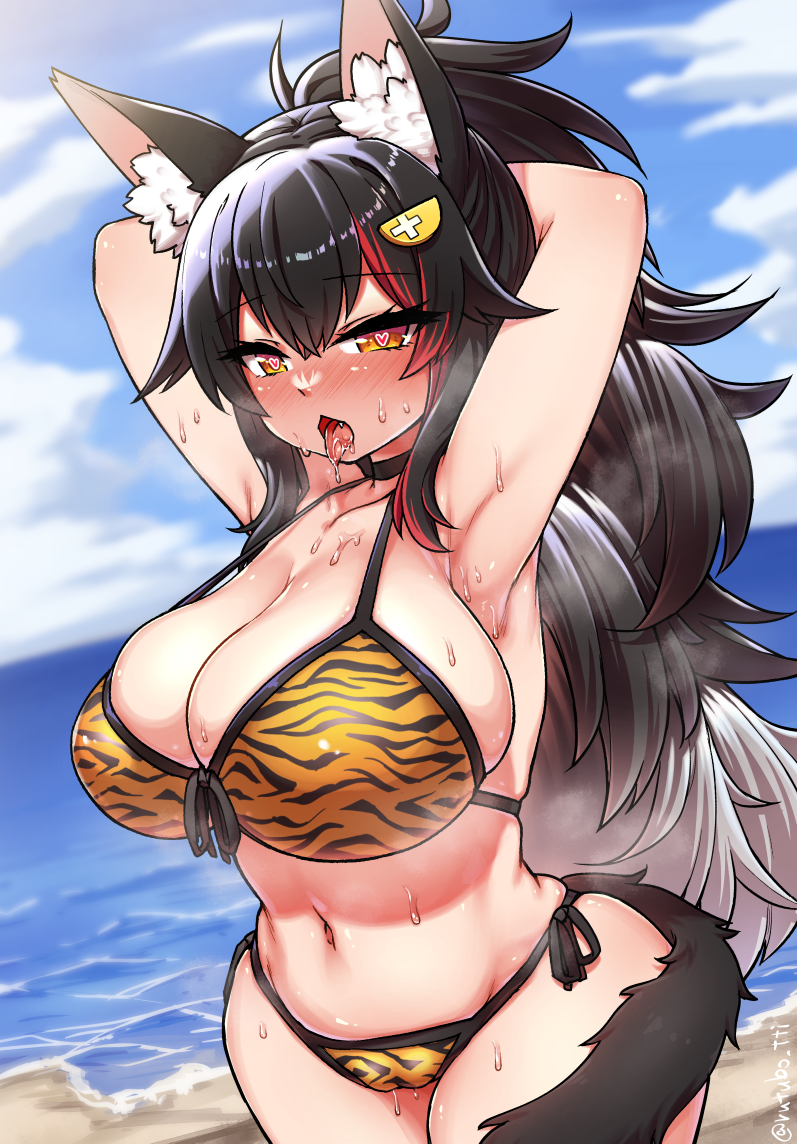 [Rutubo] Mizugi de Osu Hunting mo Sha + Ushigara Toragara Mizugi Sabun (Ookami Mio) - Page 6