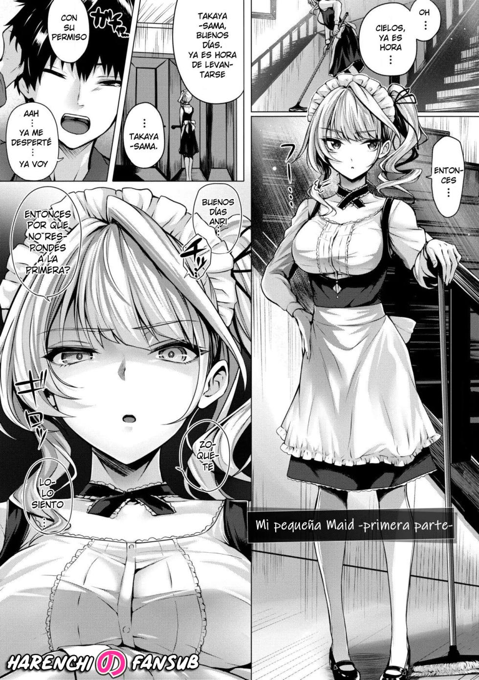 [Simon] Little My Maid -first half- | Mi Pequeña Maid -primera parte- [Spanish] [Decensored] [Harenchi no Fansub] - Page 1