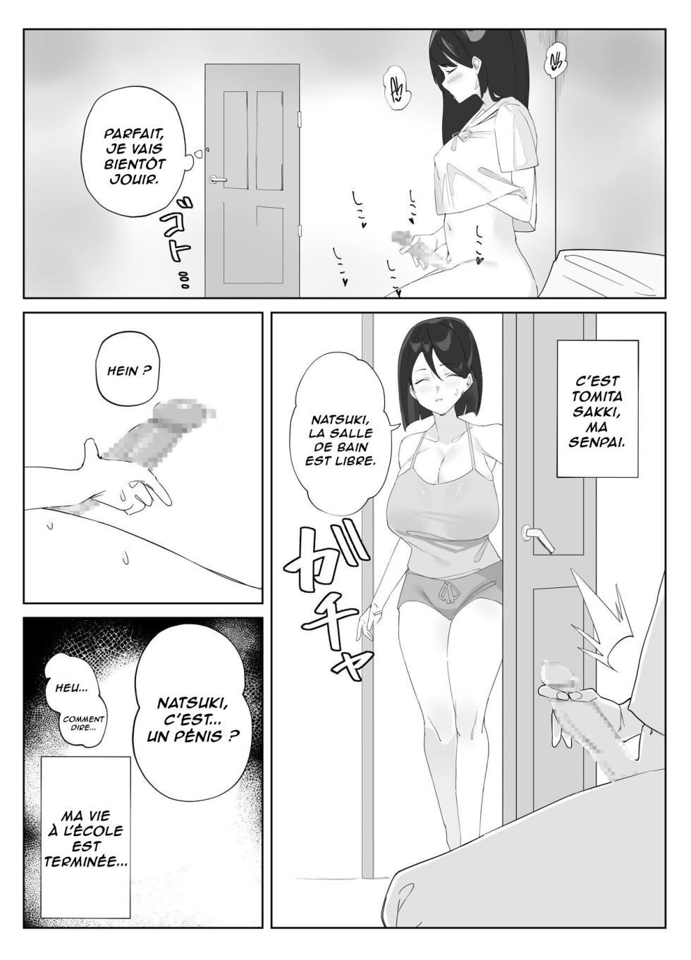 [Nodogoshi Udon (Udon Ningen)] Futanari Musume no Iru Joshiryo | Il y a une Futanari dans le dortoir des filles [French] [Lopxi] - Page 4