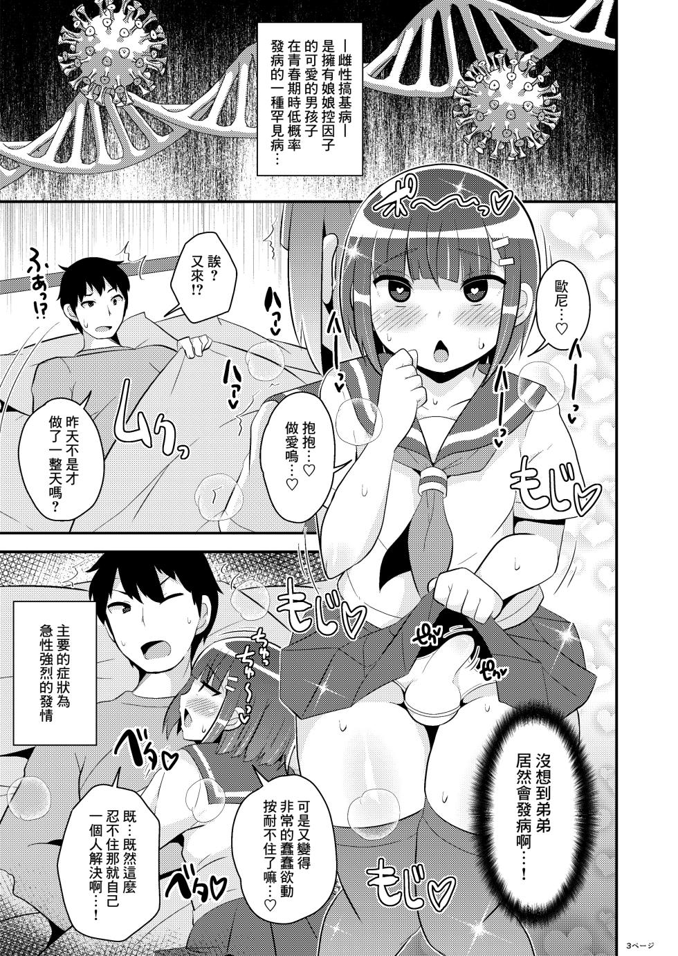 [CHINZURI BOP (Chinzurena)] Hatsujou Okama no Seishori Gakari [Chinese] [Banana手工漢化] [Digital] - Page 3