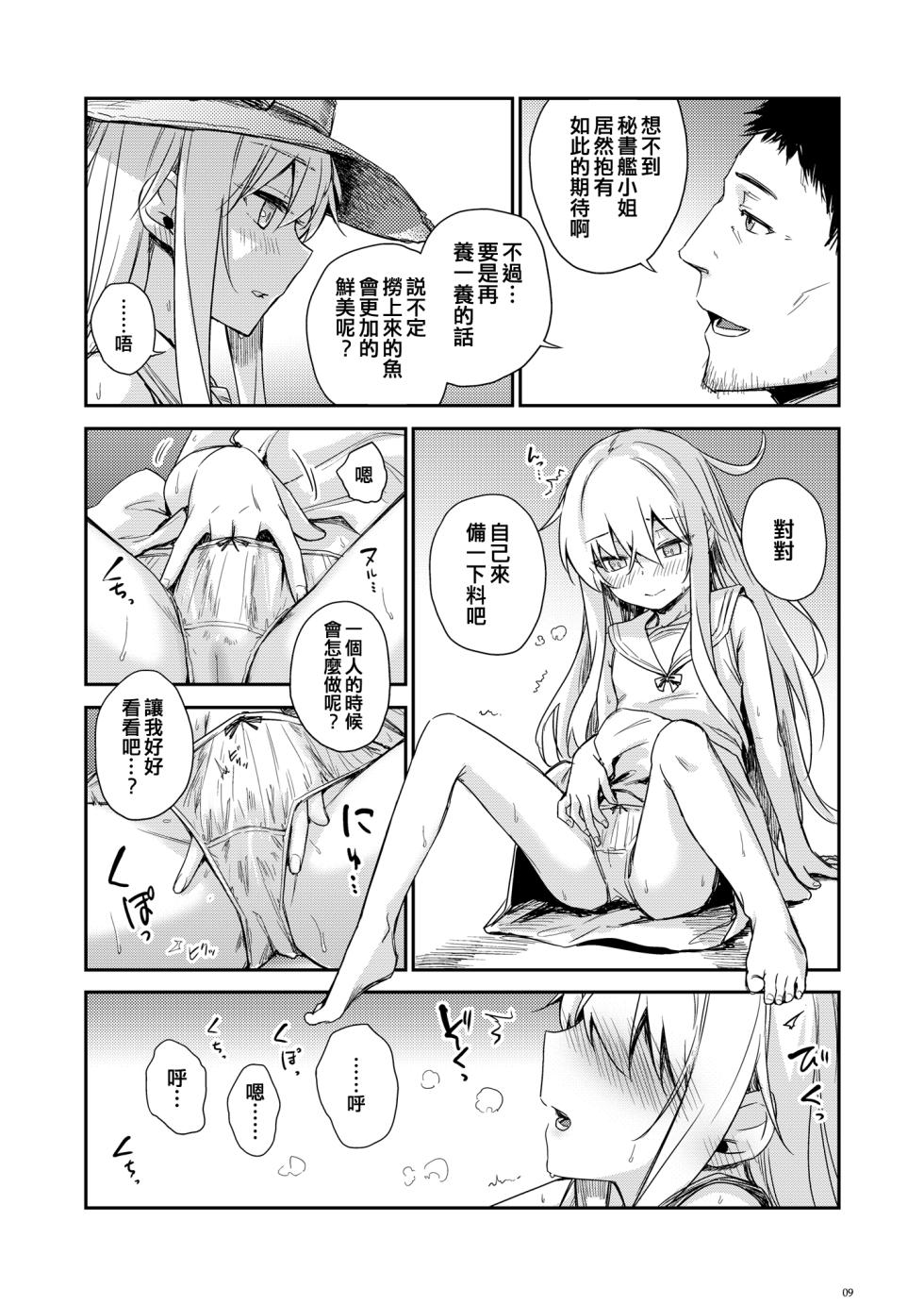 [infinity line (Misato Nana)] Hishokan Verniy o Oishiku suru Houhou (Kantai Collection -KanColle-) [Chinese] [吸住没碎个人汉化] [Digital] - Page 9