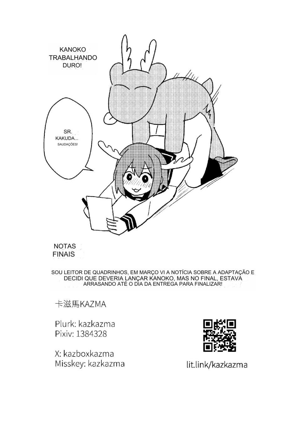 [Kazbox (Kazma)] Shikanoko Shikoshiko Ude Panpan (Shikanoko Nokonoko Koshitantan) [Portuguese-BR] [VITOR EXPEDITO] [Digital] - Page 18