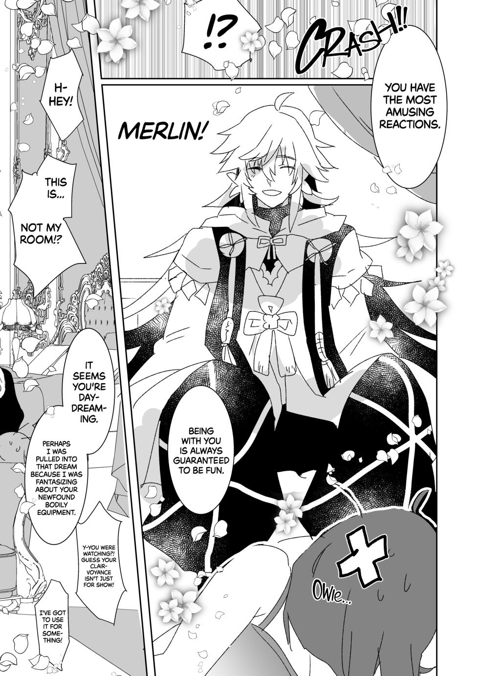 [Aimaitei Umami] Futanari Gudako X Merlin- The Virgin Futanari Master vs Her Virgin Mage Merlin [English] {2d-market.com} [Decensored] [Digital] - Page 6