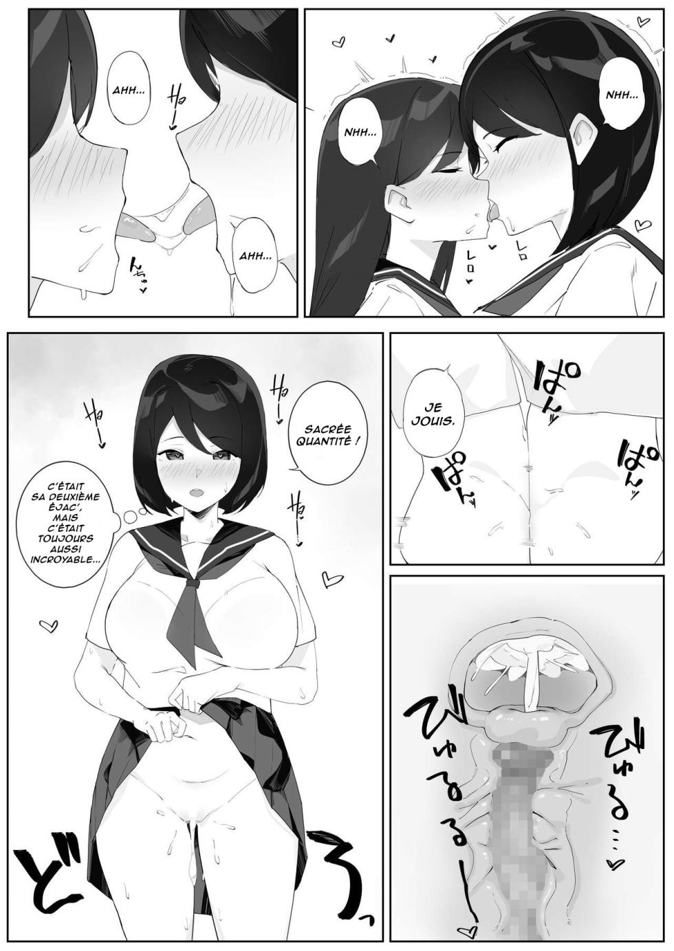 [Nodogoshi Udon (Udon Ningen)] Futanari Musume no Iru Joshiryo 2 | Il y a une Futanari dans le dortoir des filles 2 [French] [Lopxi] - Page 7