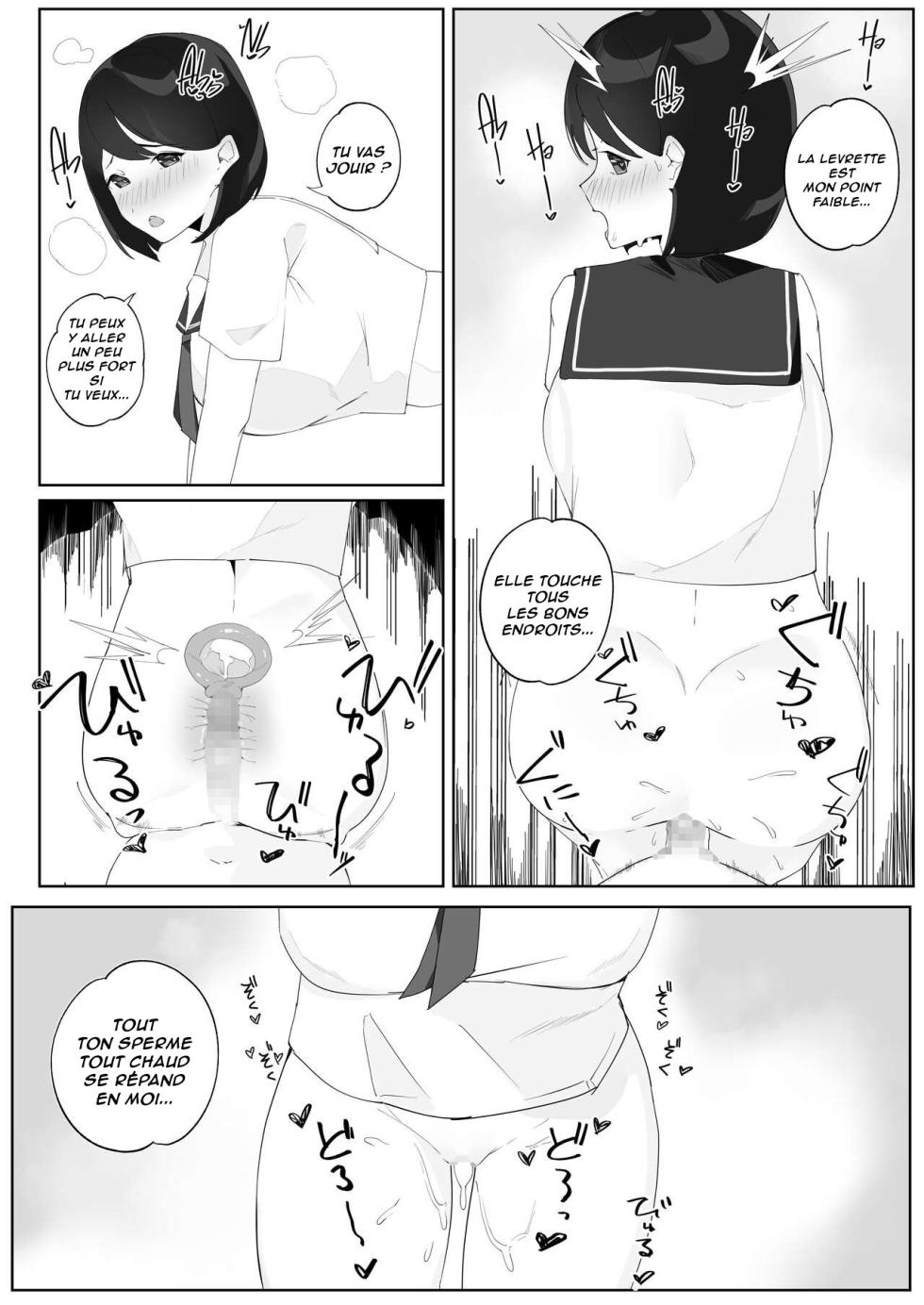 [Nodogoshi Udon (Udon Ningen)] Futanari Musume no Iru Joshiryo 2 | Il y a une Futanari dans le dortoir des filles 2 [French] [Lopxi] - Page 9