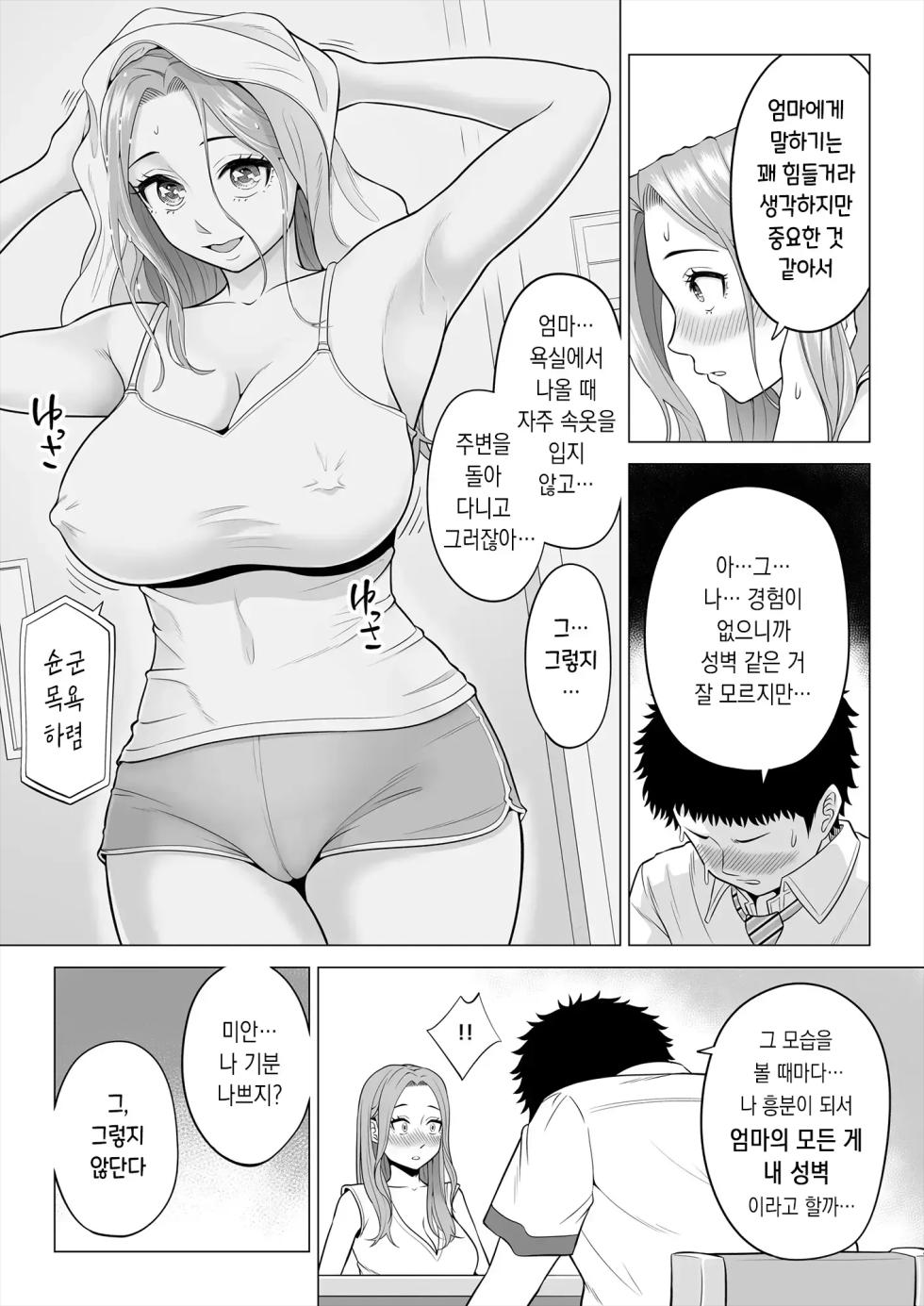 [Date Roku] Wake Atte, Gibo ga Seiyoku Shoriki ni Narimashita. | 이유가 있어, 엄마가 성욕처리기가 되었습니다. [Korean] [틈새번역] - Page 18