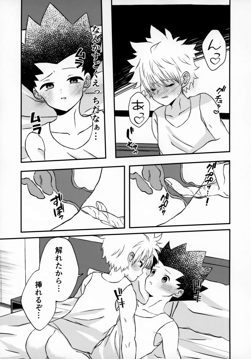 (ENDLESS×HUNTER HARU2024) [Tanukineiri (Tei)] Fujunna Futari (Hunter x Hunter) - Page 18