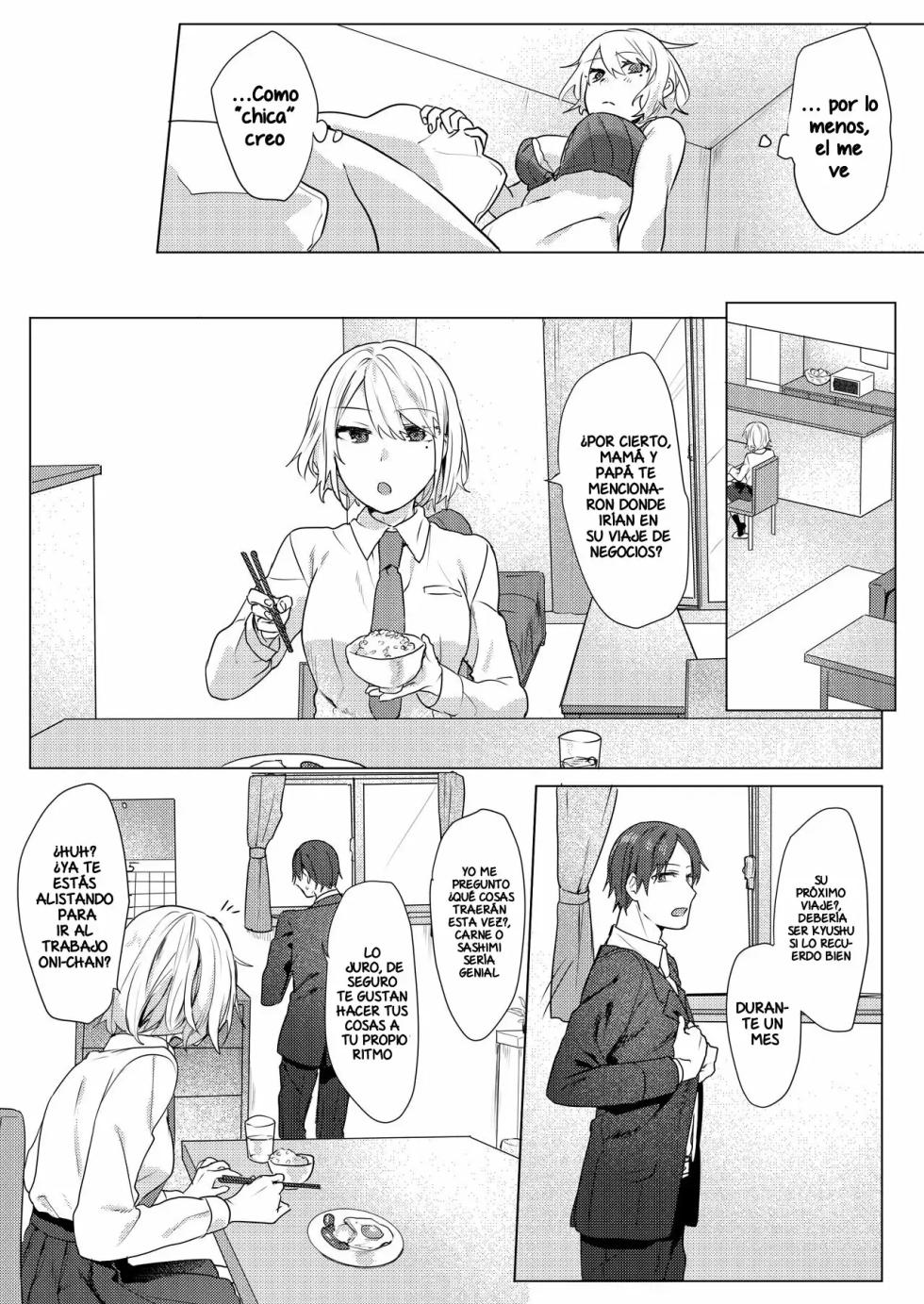 [Negiyashiki (Moegi)] Onii-chan Yuuwaku Keikaku | Un Plan para Ceducir a mi Hermano [Spanish] [Traducciones de Ajce] - Page 4
