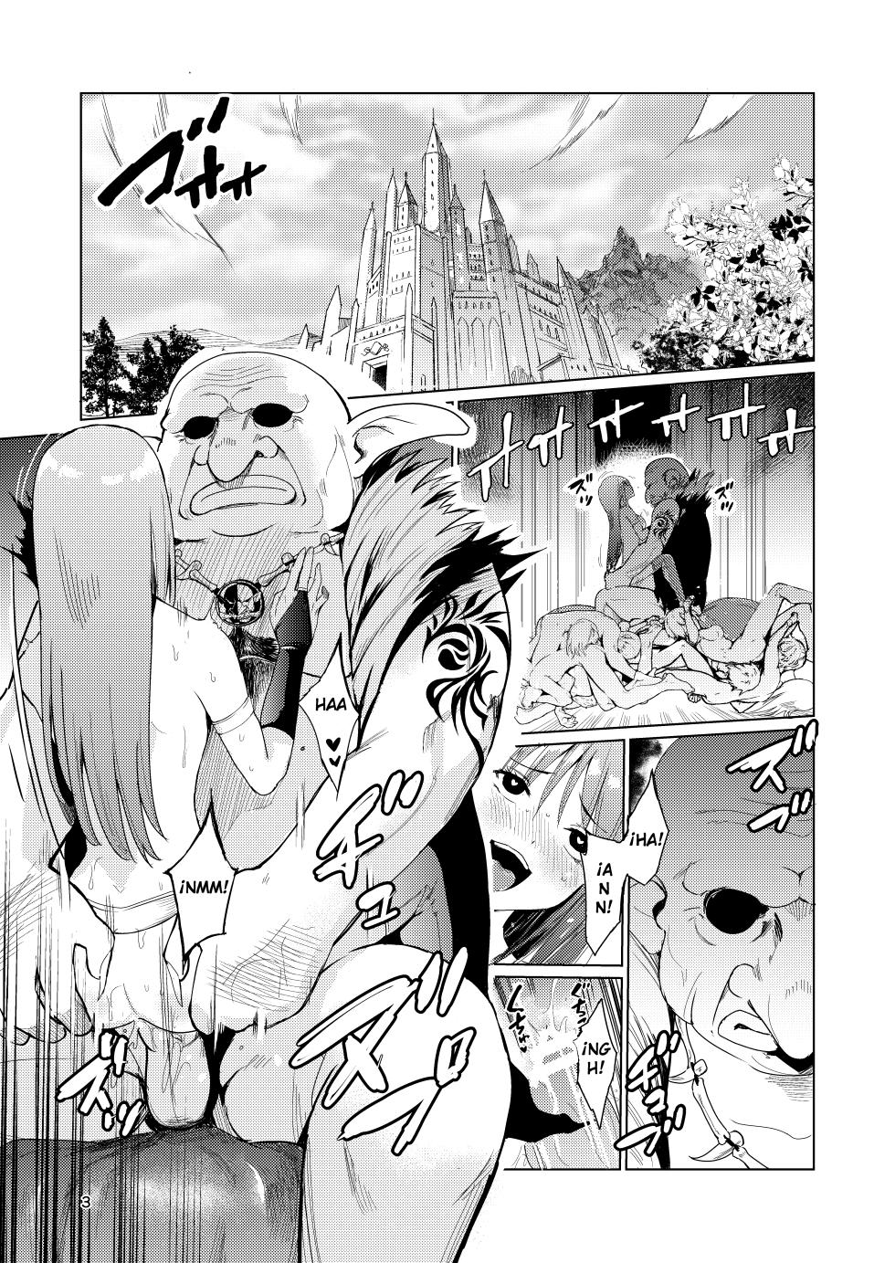 [Raid Socks (Tricky)] Kyouran no Toubatsu Hime Daria [Spanish] - Page 2