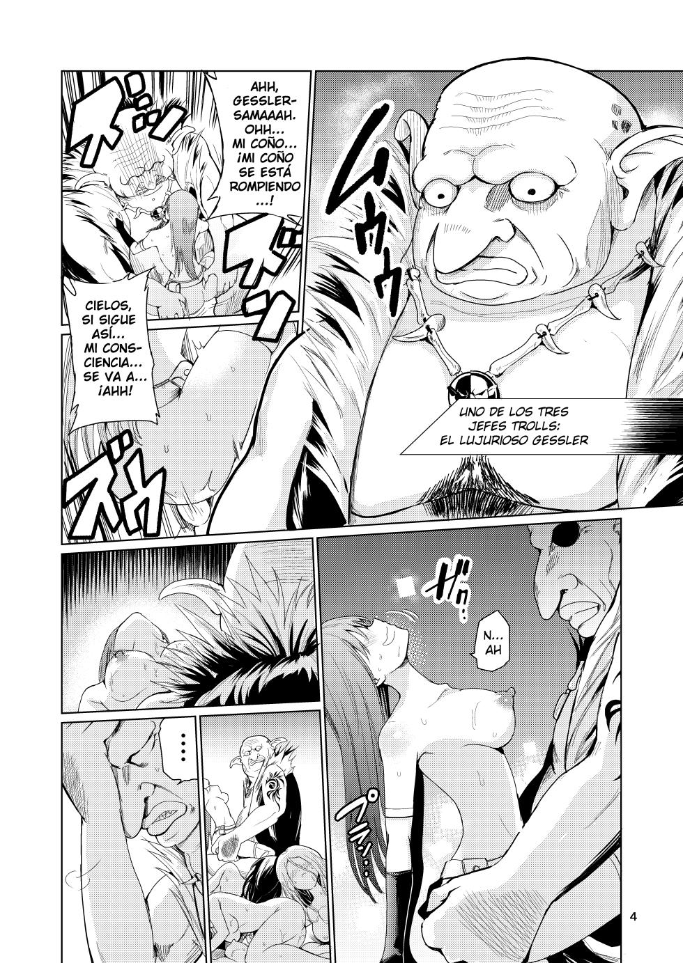 [Raid Socks (Tricky)] Kyouran no Toubatsu Hime Daria [Spanish] - Page 3