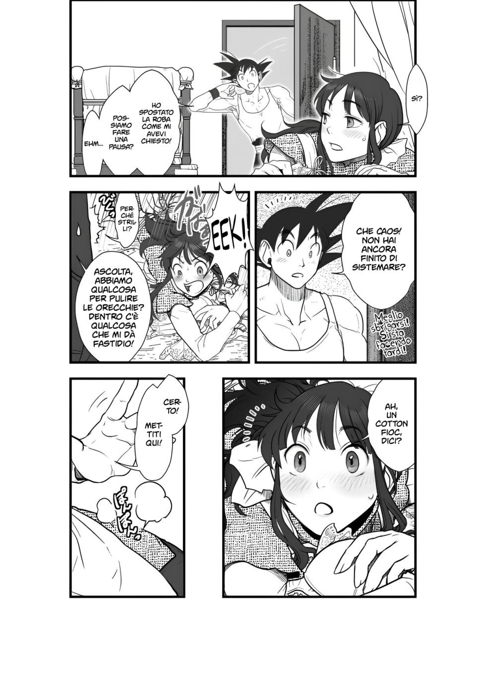 [Harunaga Makito] La Storia di Goku e Chichi nell'Arco degli Anni Ch. 1(Dragon Ball Z) [Italian] {Hentai Fantasy} - Page 3