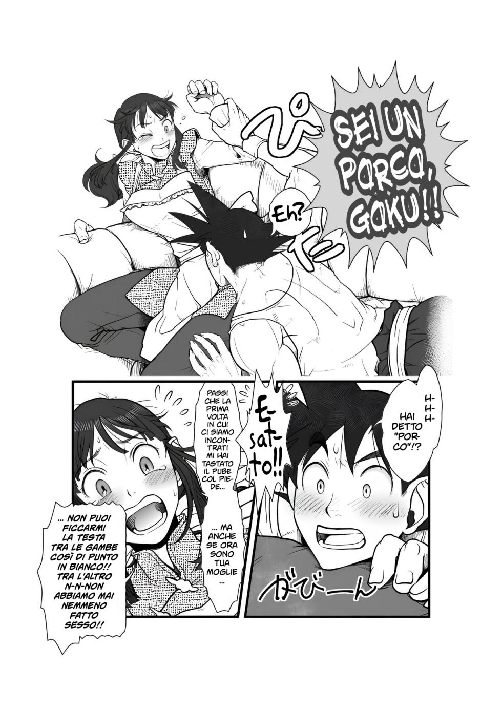 [Harunaga Makito] La Storia di Goku e Chichi nell'Arco degli Anni Ch. 1(Dragon Ball Z) [Italian] {Hentai Fantasy} - Page 6