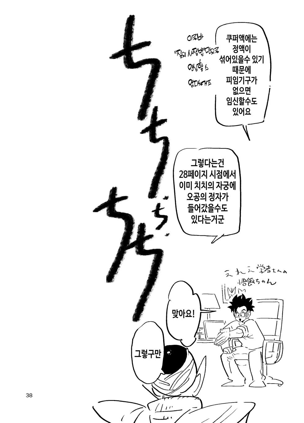 [HeyHey (Shohei)] Chichi Chi Chichi | 치치 치 치치 (Dragon Ball Z) [korean] [Digital] - Page 36