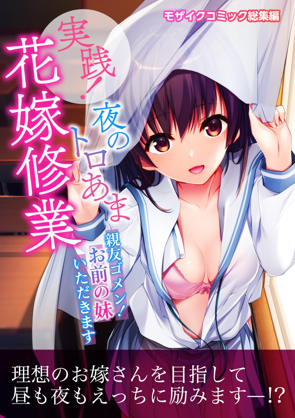 [Drops! (Otona no SEXY Ehon)] Jissen! Yoru no Toroama Hanayome Shuugyou ~Shinyuu Gomen! Omae no Imouto Itadakimasu~ Mosaic Comic Soushuuhen - Page 1