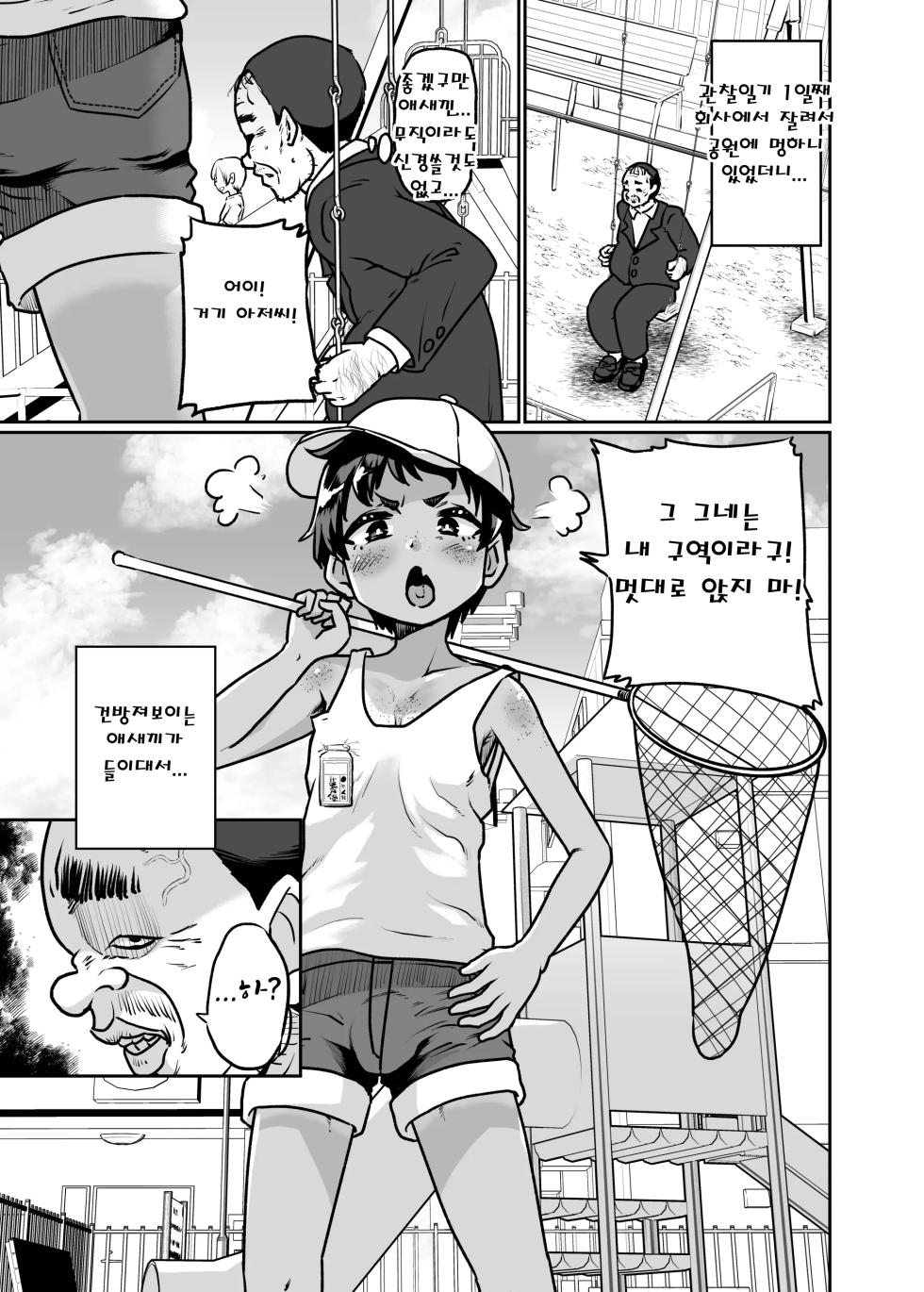 [Nikuyakitei (Nikuyaki)] Mesu Ochi Kansatsu Nikki -Mushoku Oji-san no Onaho Yome ni Sarete Shimatta Otokonoko no Matsuro...- | 암컷타락 관찰일기 -백수 아재의 오나홀 아내가 되어버린 낭자애의 말로- [Korean] [Digital] - Page 3