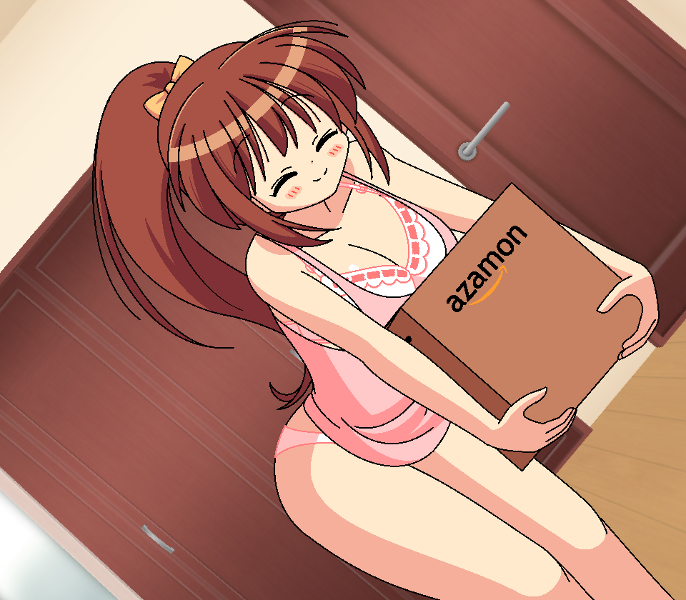 [Punit Dot] 茶髪ポニテ荷物持ち上げ - Page 6