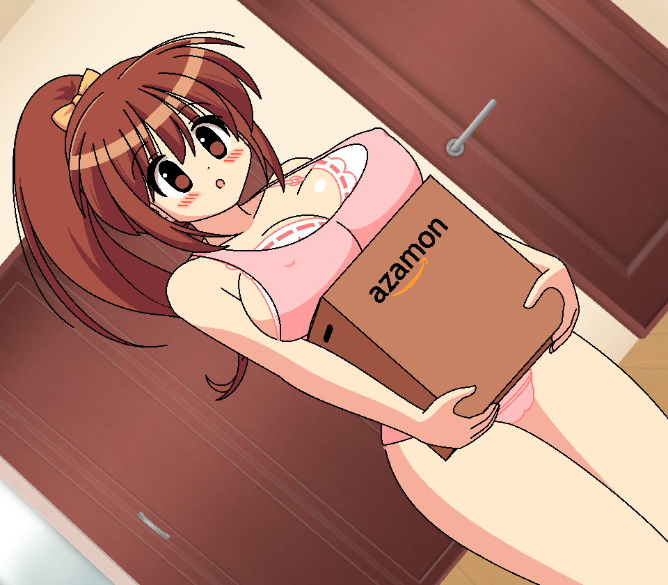[Punit Dot] 茶髪ポニテ荷物持ち上げ - Page 31
