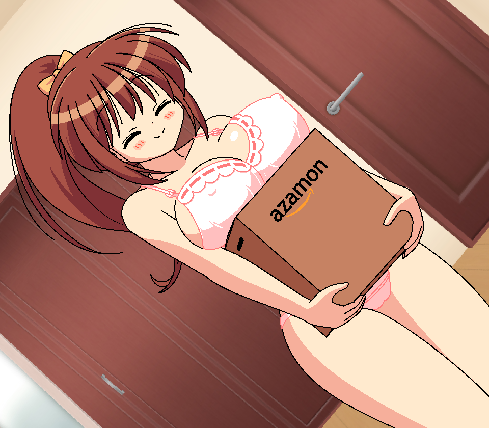 [Punit Dot] 茶髪ポニテ荷物持ち上げ - Page 34