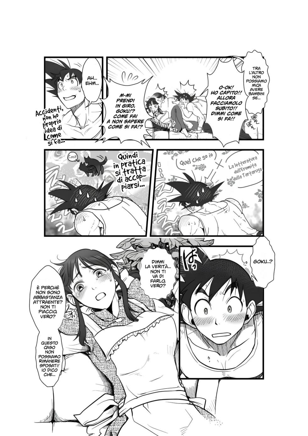 [Harunaga Makito] La Storia di Goku e Chichi nell'Arco degli Anni Ch. 1-2(Dragon Ball Z) [Italian] {Hentai Fantasy} - Page 8