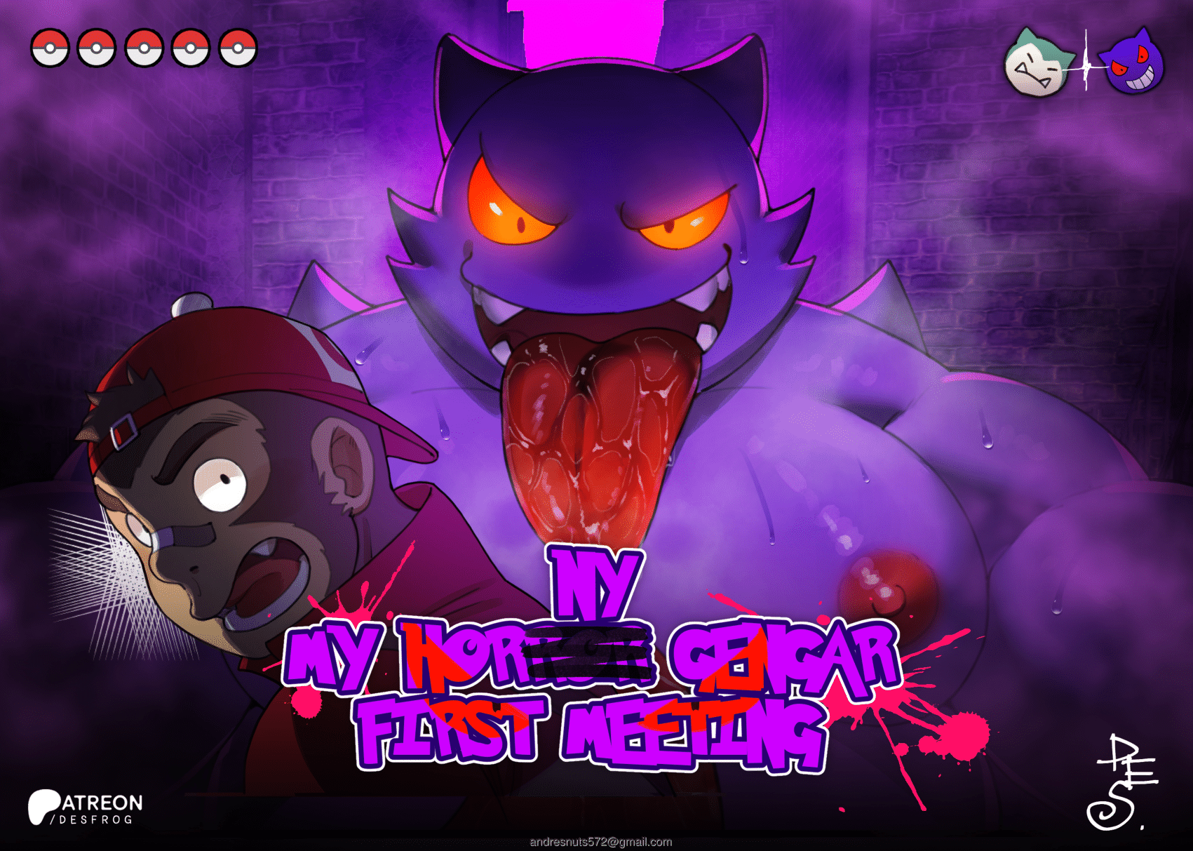 [Desfrog] My Horror Gengar's First Meeting (Pokémon) [English] - Page 1