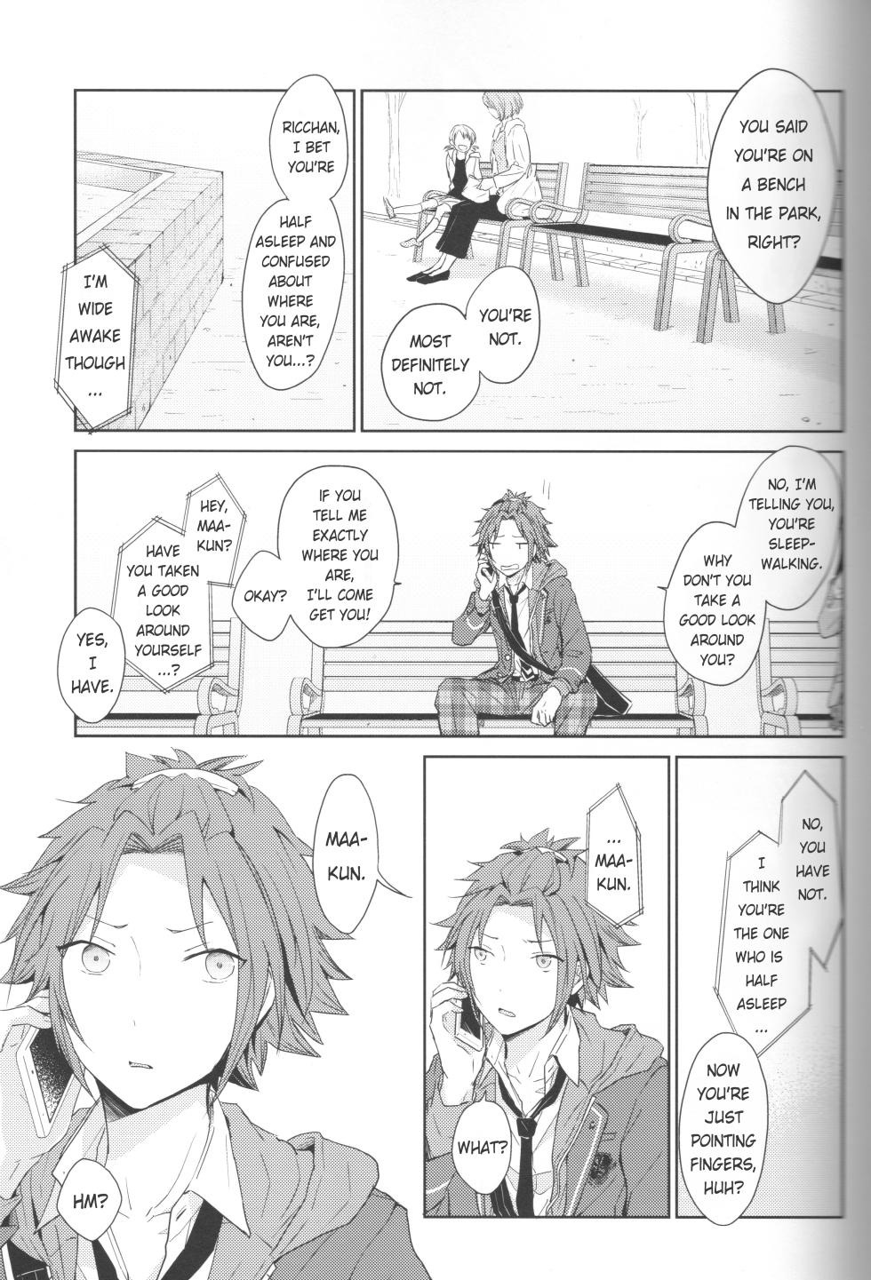 (brilliant days 10) [KiKuZu (kera)] Osananajimi ga Josou Shimashite | My Childhood Friend, Cross-Dressing  (Ensemble Stars!) [English] - Page 4