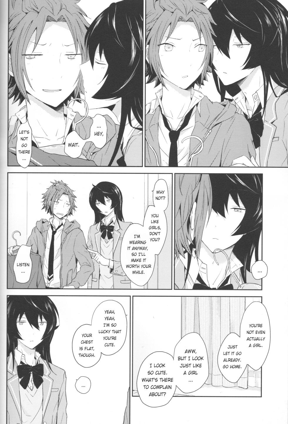 (brilliant days 10) [KiKuZu (kera)] Osananajimi ga Josou Shimashite | My Childhood Friend, Cross-Dressing  (Ensemble Stars!) [English] - Page 11