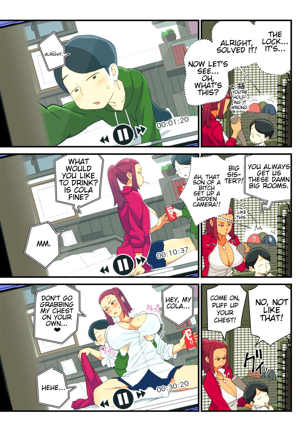 [Kakuzatou] Furyou Kanojo to Tousatsu Kareshi | Delinquent Girlfriend and Voyeur Boyfriend [English] [greengrasstree] - Page 2