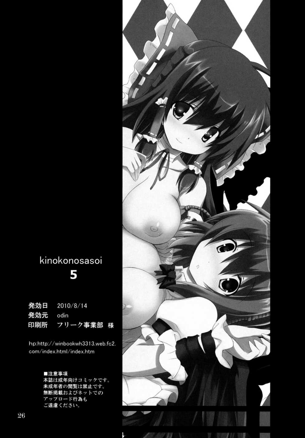 (C78) [odin (Kurokawa IZUMI)] Kinoko no Sasoi 5 (Touhou Project) [English] [U MAD Scanlations] - Page 25