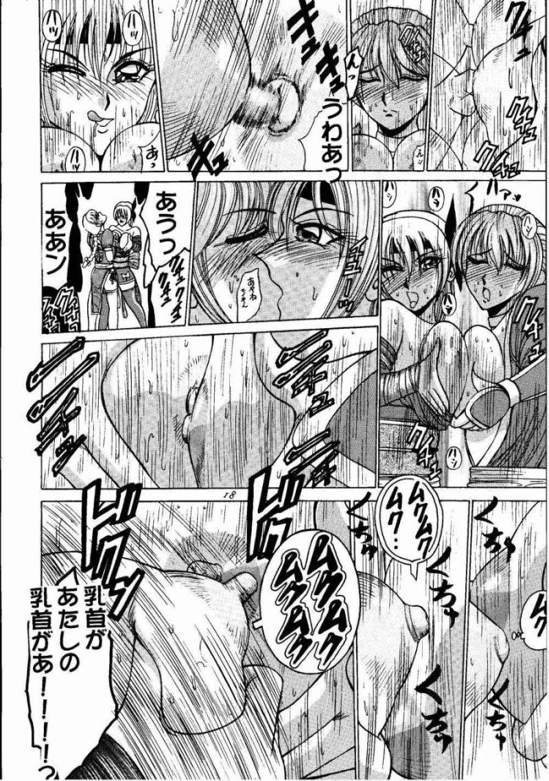 (C58) [Date wa Gorgeous ni (Ponzu)] Kasumi Higyaku no Oppai-hen (Dead or Alive) - Page 18