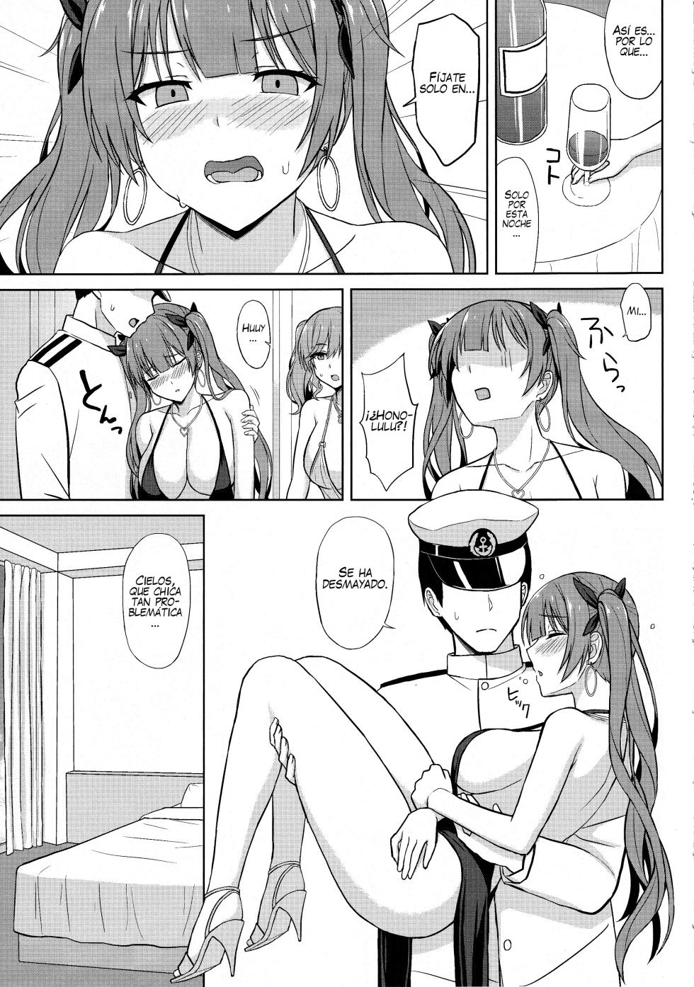 (C101) [Kaki no Tane (Summer)] Shinya no Union Party (Azur Lane) [Spanish] [PHF] - Page 5