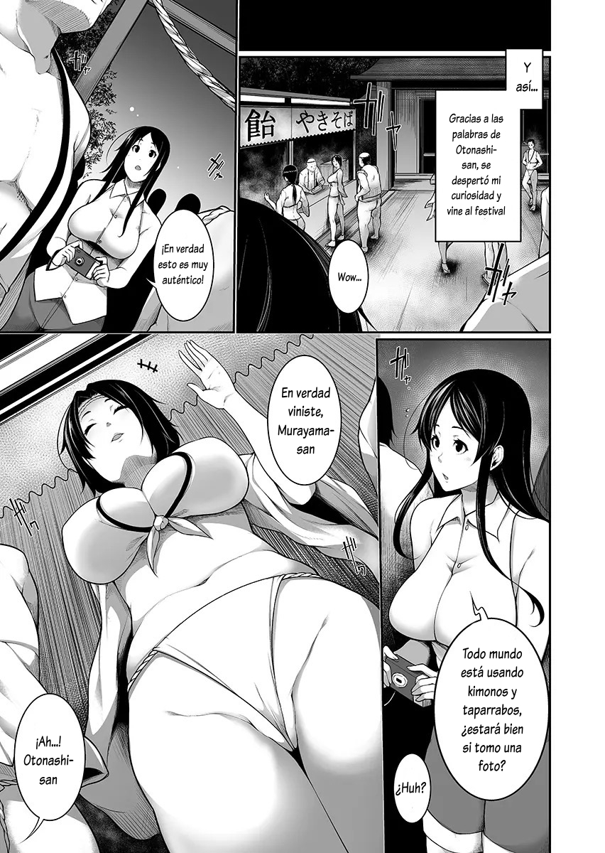 [Sakamata Nerimono] H e no Hurdle ga Hiku Sugiru Mura ~Joshidaisei ga Natsuyasumi ni Otozureta no wa Daretodemo Yacchau Mura Deshita~ Ch. 01 [Spanish] [Lovely Diablesse Scan] [Digital] - Page 7